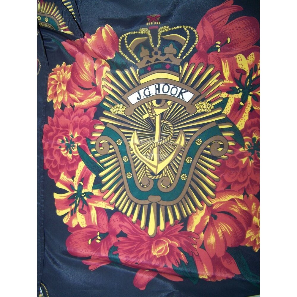 J. G. Hook Scarf Wrap Floral 34" x 34" Square Crown Anchor